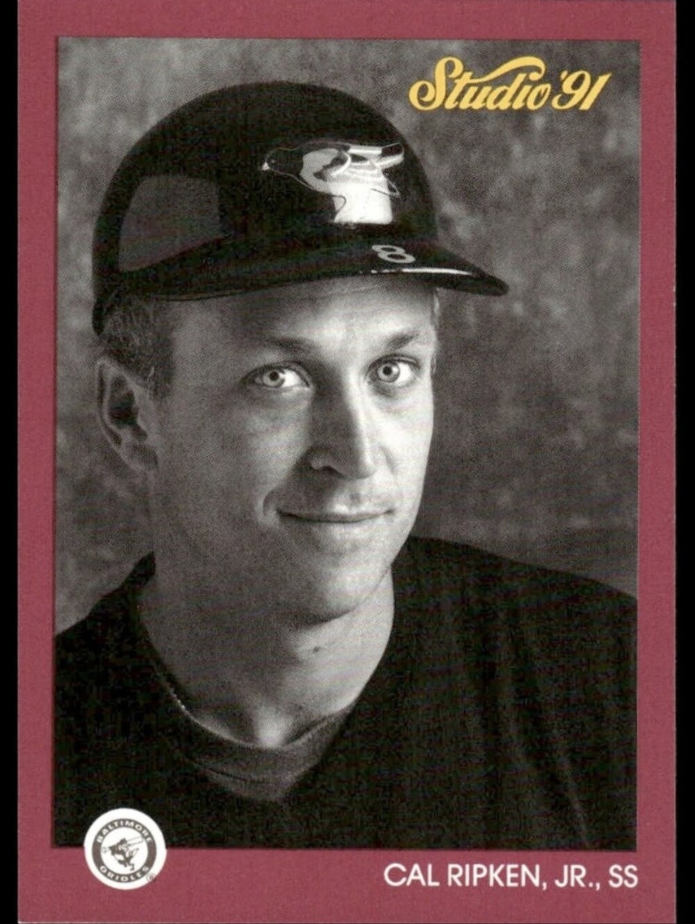 1991 Studio Baseball Card Cal Ripken Jr #9 Baltimore Orioles MLB HOF